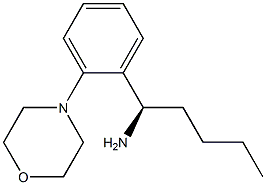 (1R)-1-(2-MORPHOLIN-4-YLPHENYL)PENTYLAMINE Struktur