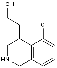 2-(5-CHLORO-1,2,3,4-TETRAHYDROISOQUINOLIN-4-YL)ETHANOL Struktur