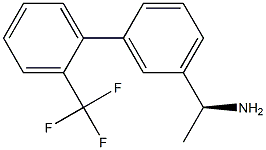 (1S)-1-(3-[2-(TRIFLUOROMETHYL)PHENYL]PHENYL)ETHYLAMINE Struktur