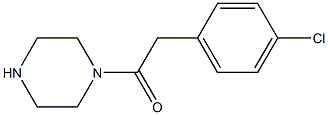 1-[(4-CHLOROPHENYL)ACETYL]PIPERAZINE Struktur