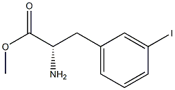 METHYL (2S)-2-AMINO-3-(3-IODOPHENYL)PROPANOATE Struktur