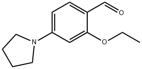 2-ETHOXY-4-PYRROLIDIN-1-YL-BENZALDEHYDE Struktur