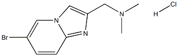 (6-BROMOIMIDAZO[1,2-A]PYRIDIN-2-YL)-N,N-DIMETHYLMETHANAMINE HYDROCHLORIDE Struktur