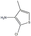 2-CHLORO-3-AMINO-4-METHYLTHIOPHENE Struktur