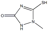 5-MERCAPTO-1-METHYL-1,2-DIHYDRO-3H-1,2,4-TRIAZOL-3-ONE Struktur