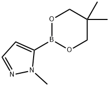 5-(5,5-DIMETHYL-1,3,2-DIOXABORINAN-2-YL)-1-METHYL-1H-PYRAZOLE Struktur