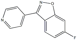 6-FLUORO-3-(PYRIDIN-4-YL)BENZO[D]ISOXAZOLE Struktur