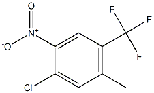 1-CHLORO-5-METHYL-2-NITRO-4-TRIFLUOROMETHYL-BENZENE Struktur