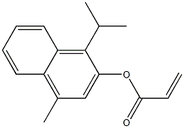 1-ISOPROPYL-4-METHYLNAPHTHALEN-2-YL ACRYLATE Struktur