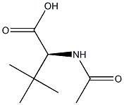 (S)-N-ACETYL-2-AMINO-3,3-DIMETHYL-BUTYRIC ACID Struktur