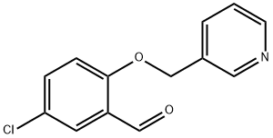 5-CHLORO-2-(PYRIDIN-3-YLMETHOXY)BENZALDEHYDE Struktur