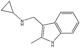 CYCLOPROPYL-(2-METHYL-1H-INDOL-3-YLMETHYL)-AMINE Struktur