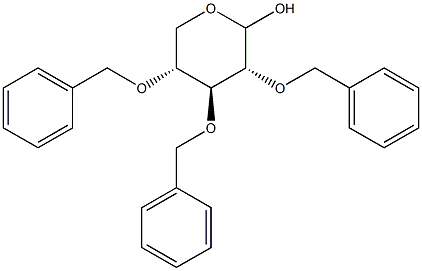 2,3,4-TRI-O-BENZYL-D-XYLOPYRANOSE Struktur