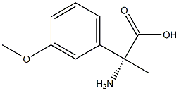 (2R)-2-AMINO-2-(3-METHOXYPHENYL)PROPANOIC ACID Struktur