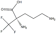 2-(TRIFLUOROMETHYL)ORNITHINE Struktur