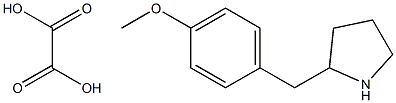 2-(4-METHOXYBENZYL)PYRROLIDINE OXALATE Struktur