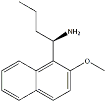 (1R)-1-(2-METHOXYNAPHTHYL)BUTYLAMINE Struktur