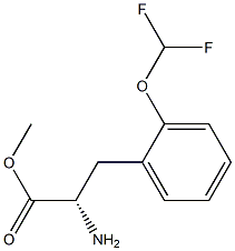 METHYL (2S)-2-AMINO-3-[2-(DIFLUOROMETHOXY)PHENYL]PROPANOATE Struktur