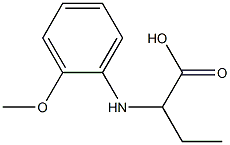 2-(2-METHOXY-PHENYLAMINO)-BUTYRIC ACID Struktur