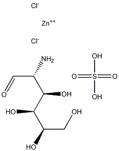 GLUCOSAMINE SULFATE ZINC CHLORIDE Struktur