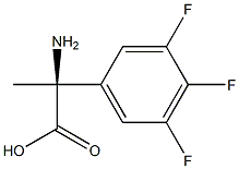 (2S)-2-AMINO-2-(3,4,5-TRIFLUOROPHENYL)PROPANOIC ACID Struktur