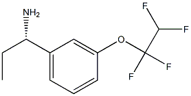 (1S)-1-[3-(1,1,2,2-TETRAFLUOROETHOXY)PHENYL]PROPYLAMINE Struktur