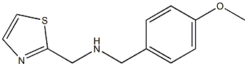 (4-METHOXY-BENZYL)-THIAZOL-2-YLMETHYL-AMINE Struktur