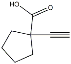 1-ETHYNYL-CYCLOPENTANECARBOXYLIC ACID Struktur