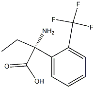 (2R)-2-AMINO-2-[2-(TRIFLUOROMETHYL)PHENYL]BUTANOIC ACID Struktur