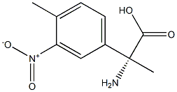 (2R)-2-AMINO-2-(4-METHYL-3-NITROPHENYL)PROPANOIC ACID Struktur