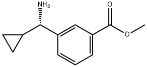 METHYL 3-((1S)AMINOCYCLOPROPYLMETHYL)BENZOATE Struktur