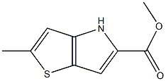 METHYL 2-METHYL-4H-THIENO[3,2-B]PYRROLE-5-CARBOXYLATE Struktur