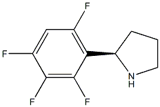 (2R)-2-(2,3,4,6-TETRAFLUOROPHENYL)PYRROLIDINE Struktur