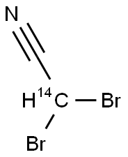 DIBROMOACETONITRILE-2-14C Struktur