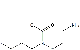 TERT-BUTYL 3-AMINOPROPYL(BUTYL)CARBAMATE Struktur