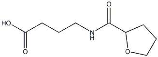 4-[(TETRAHYDROFURAN-2-YLCARBONYL)AMINO]BUTANOIC ACID Struktur