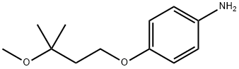 4-(3-METHOXY-3-METHYL-BUTOXY)-PHENYLAMINE Struktur