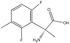 (2R)-2-AMINO-2-(2,6-DIFLUORO-3-METHYLPHENYL)PROPANOIC ACID Struktur