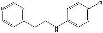 (4-CHLORO-PHENYL)-(2-PYRIDIN-4-YL-ETHYL)-AMINE Struktur