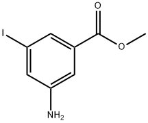 METHYL 3-AMINO-5-IODOBENZOATE Struktur