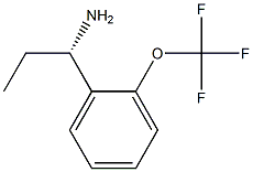 (1S)-1-[2-(TRIFLUOROMETHOXY)PHENYL]PROPYLAMINE Struktur