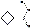 N-HYDROXYCYCLOBUTANECARBOXIMIDAMIDE Struktur