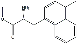 METHYL (2R)-2-AMINO-3-(4-METHYLNAPHTHYL)PROPANOATE Struktur