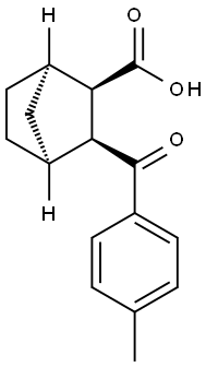 DIENDO-3-(4-METHYL-BENZOYL)-BICYCLO[2.2.1]HEPTANE-2-CARBOXYLIC ACID Struktur