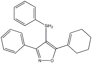 5-CYCLOHEX-1-ENYL-3-PHENYL-4-PHENYLSELANYLISOXAZOLE Struktur