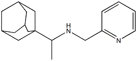 1-(1-ADAMANTYL)-N-(PYRIDIN-2-YLMETHYL)ETHANAMINE Struktur