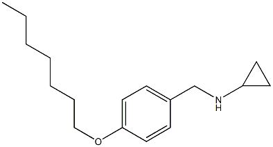 (1S)CYCLOPROPYL(4-HEPTYLOXYPHENYL)METHYLAMINE Struktur