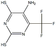 5-AMINO-6-(TRIFLUOROMETHYL)PYRIMIDINE-2,4-DITHIOL Struktur