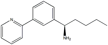 (1R)-1-(3-(2-PYRIDYL)PHENYL)PENTYLAMINE Struktur