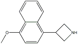 3-(4-METHOXY-NAPHTHALEN-1-YL)-AZETIDINE Struktur